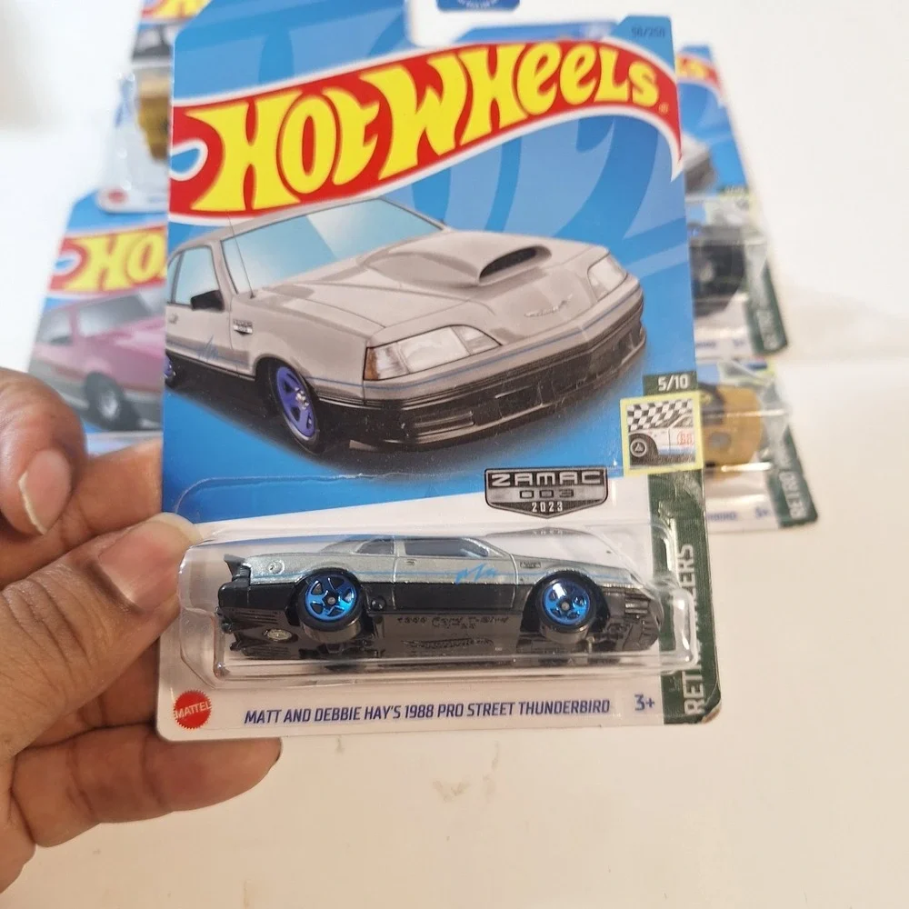 Hot Wheels Matt And Debbie Hay's 1988 Pro Street Thunderbird Zamac/ Black/ Pink